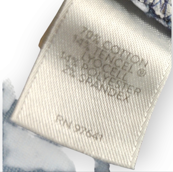 J. Jill Authentic Crop Jeans Size 22 Blue Cuffed Hem - Picture 4 of 5